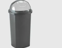 Abfallbehälter Roll top Grau