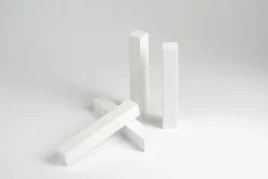Abschlusshölzer in weiß