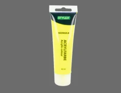 Acrylfarbe neongelb