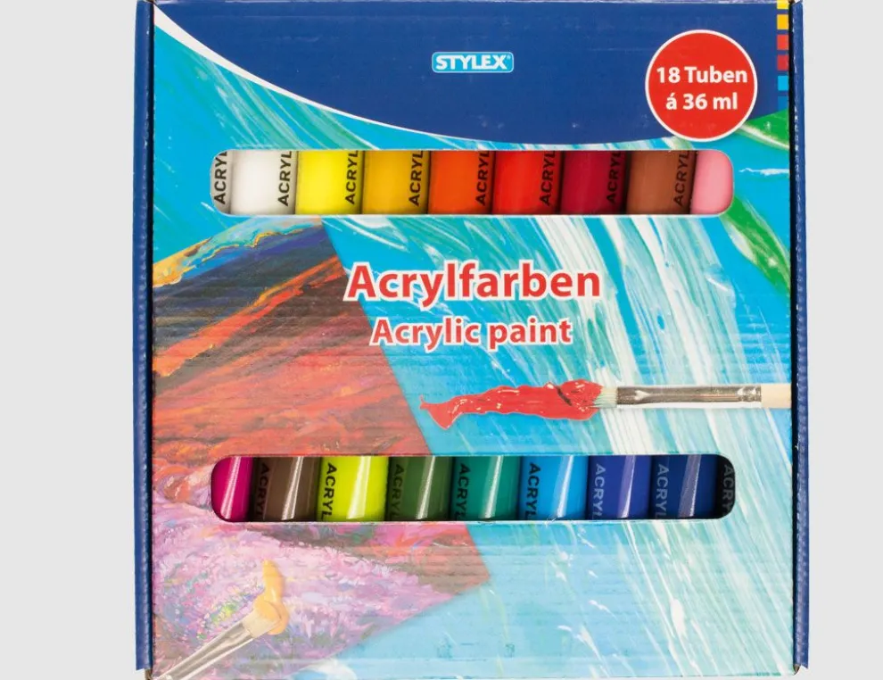 Acrylfarbe 18 Stk.