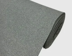 Alpenfleece Uni Grau
