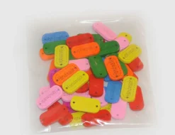 Aufnähbuttons mit Logo