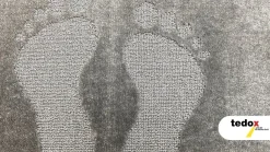 Badgarnitur Footprint silber