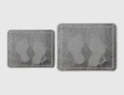 Badgarnitur Footprint silber