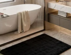 Badgarnitur Macao Schwarz für Hänge-WC