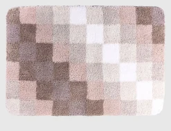 Badteppich Felder beige