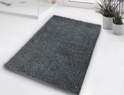 Badteppich Grau
