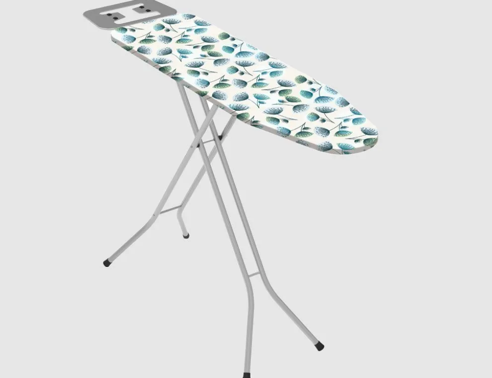 Bügeltisch Blumen Grün, Blau