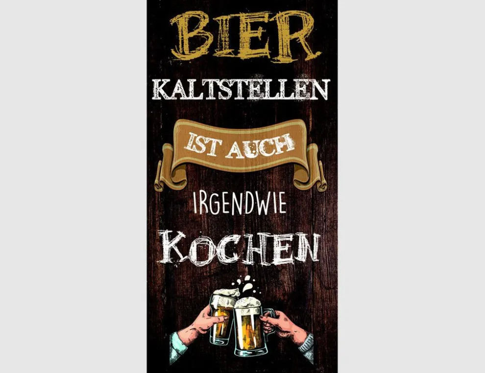 Bild Bier kaltstellen ist auch irgendwie Kochen