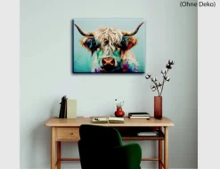Bild Buntes Highland Rind