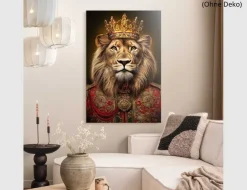 Bild Crowned Lion 60x90cm