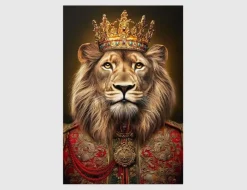 Bild Crowned Lion 60x90cm
