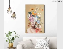 Bild florales Gesicht