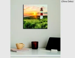 Bild Leuchtturm im Sonnenuntergang