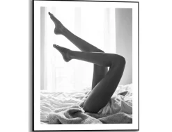 Bild Slim Frame Black Beine Frau