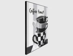 Bild Slim Frame Black Coffee Time 40x50cm
