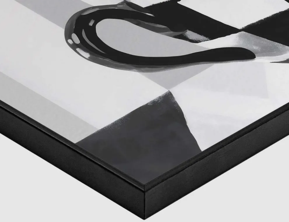Bild Slim Frame Black Coffee Time 40x50cm