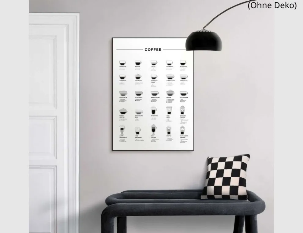 Bild Slim Frame Black Coffee 50x70cm