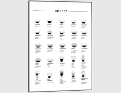 Bild Slim Frame Black Coffee 50x70cm