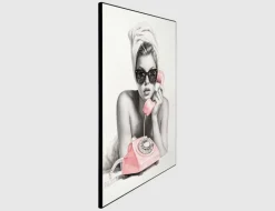 Bild Slim Frame Black Fashion Calling 50x70cm