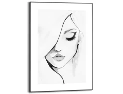 Bild Slim Frame Black Gesicht