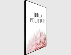 Bild Slim Frame Black Hello Beautiful 30x40cm