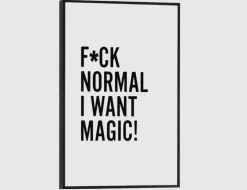 Bild Slim Frame Black I Want Magic 20x30cm