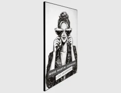 Bild Slim Frame Black Less Despresso 50x70cm