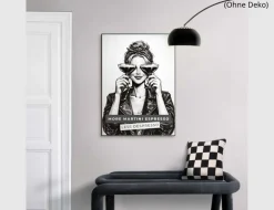 Bild Slim Frame Black Less Despresso 50x70cm