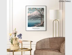 Bild Slim Frame Black Mount Fuji Takahashi 40x50cm