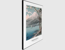 Bild Slim Frame Black Mount Fuji Takahashi 40x50cm