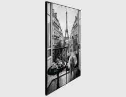 Bild Slim Frame Black Paris Weekend 50x70cm