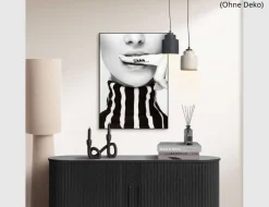 Bild Slim Frame Black Silence Requested 50x70cm