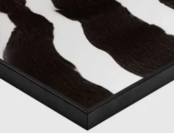 Bild Slim Frame Black Silence Requested 50x70cm