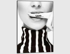 Bild Slim Frame Black Silence Requested 50x70cm