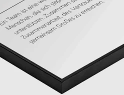 Bild Slim Frame BlackTeam 40x50cm