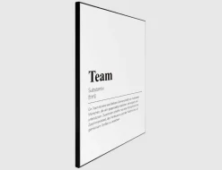 Bild Slim Frame BlackTeam 40x50cm
