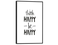 Bild Slim Frame Black think happy