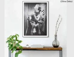 Bild Slim Frame Black Toilette