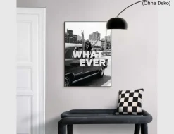 Bild Slim Frame Black What Ever 50x70cm