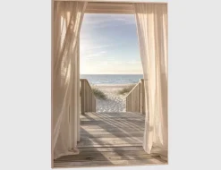 Bild Slim Frame Wood Beach Wind 50x70cm