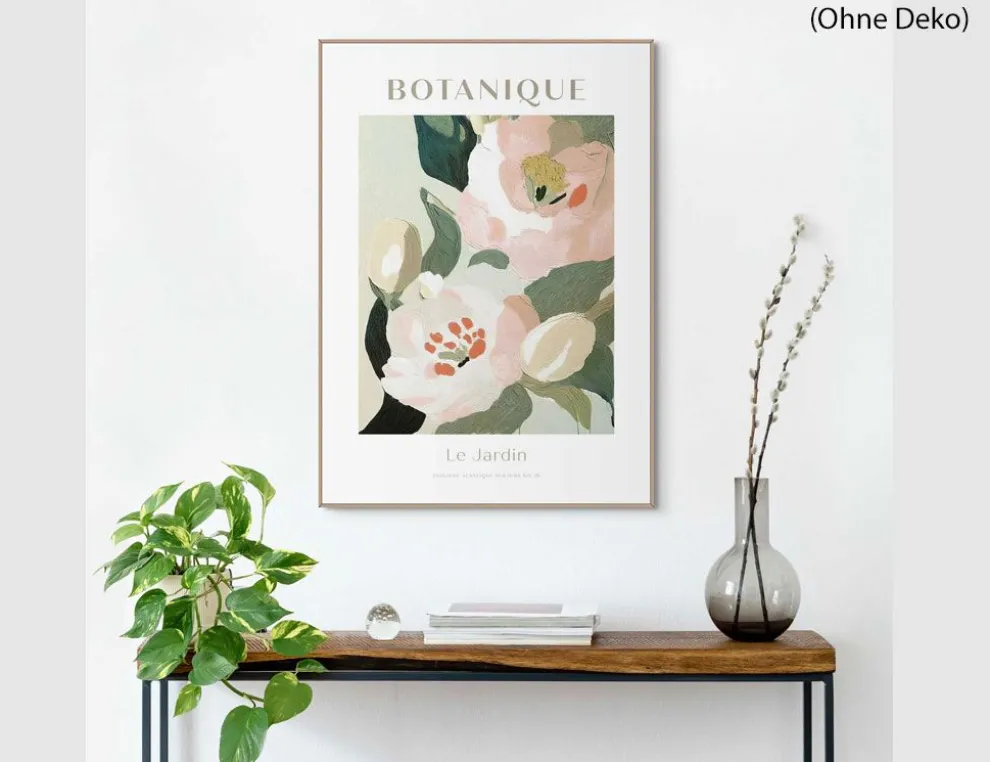 Bild Slim Frame Wood Botanique