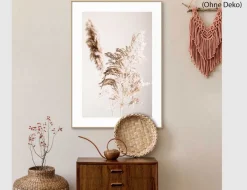 Bild Slim Frame Wood Gräser