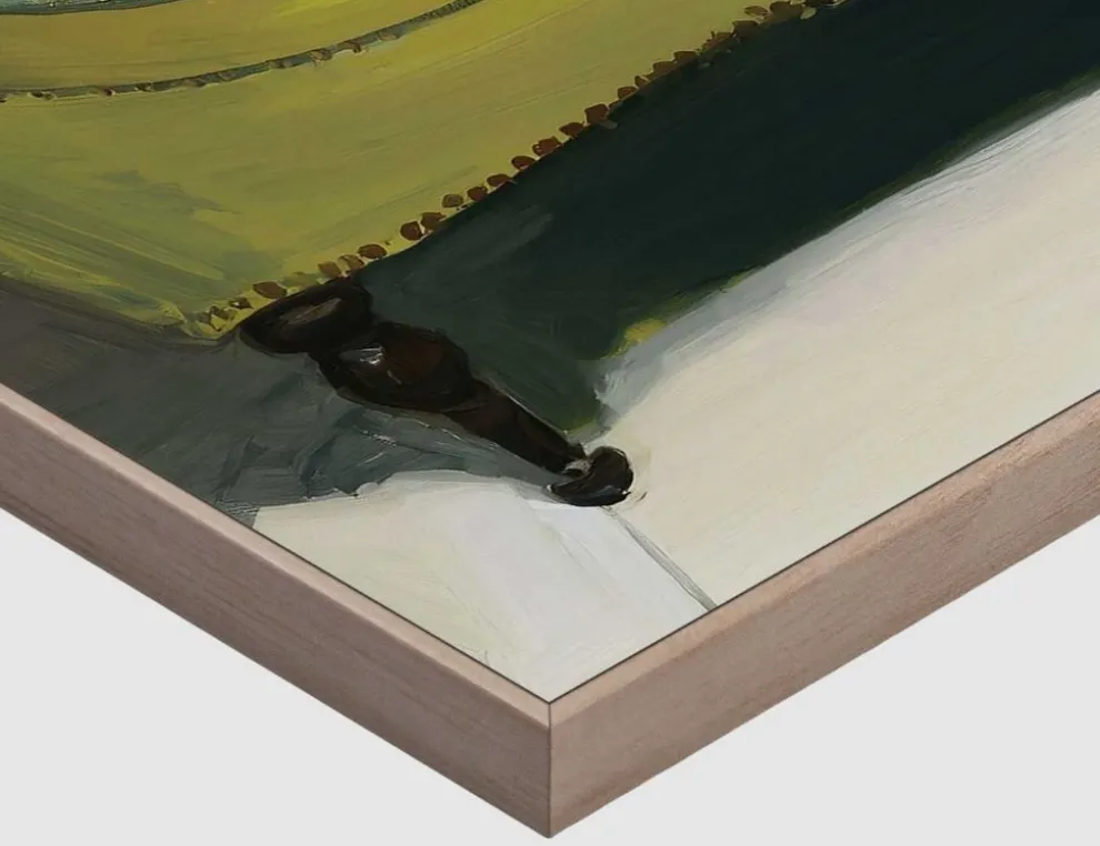 Bild Slim Frame Wood Napping Beauty 40x50cm