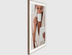 Bild Slim Frame Wood Relaxing Time 30x40cm