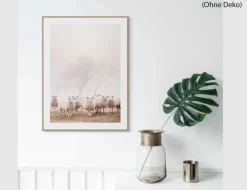 Bild Slim Frame Wood Schafe