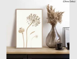 Bild Slim Frame Wood Trockenblumen