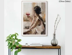 Bild Slim Frame Wood Wein