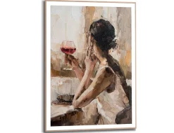 Bild Slim Frame Wood Wein