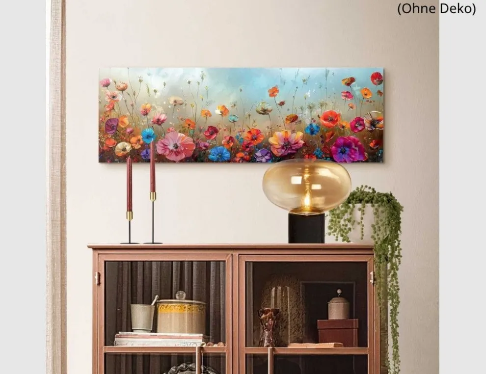 Bild Vibrant Field 90x30cm